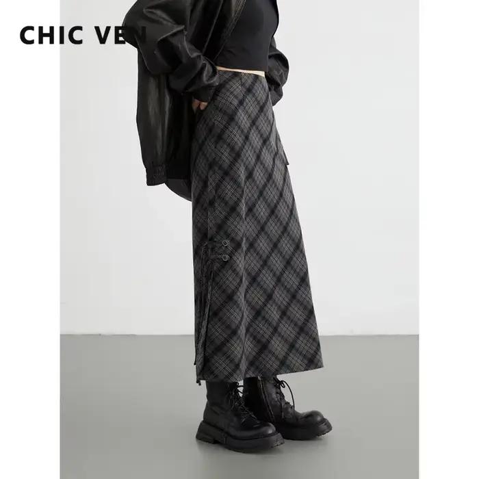 CHIC VEN – jupe longue décontractée pour femmes