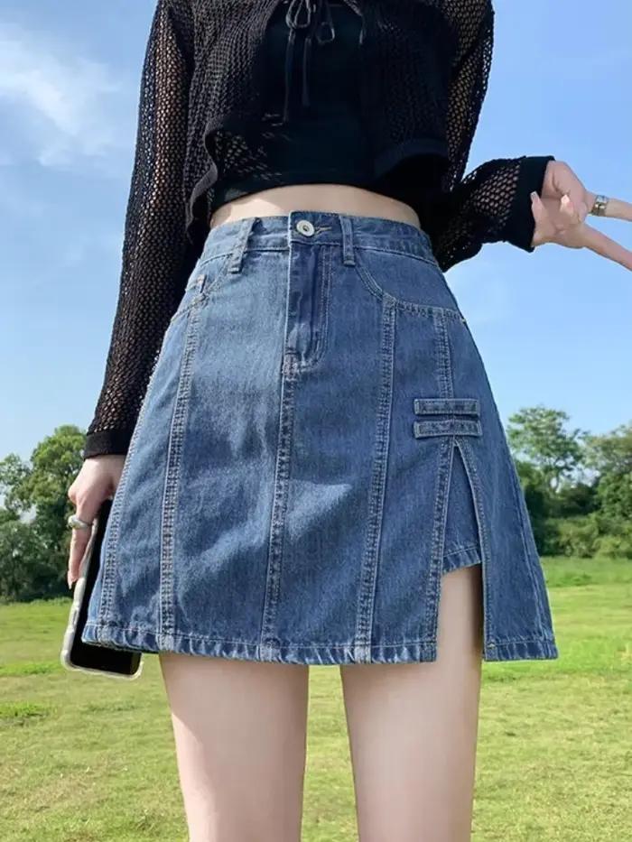 Jupe en jean pour femmes
