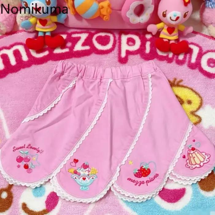 Mini Jupe femme 2025 Faldas Mujer De Moda dessin animé broderie mignon Saia mode japonaise