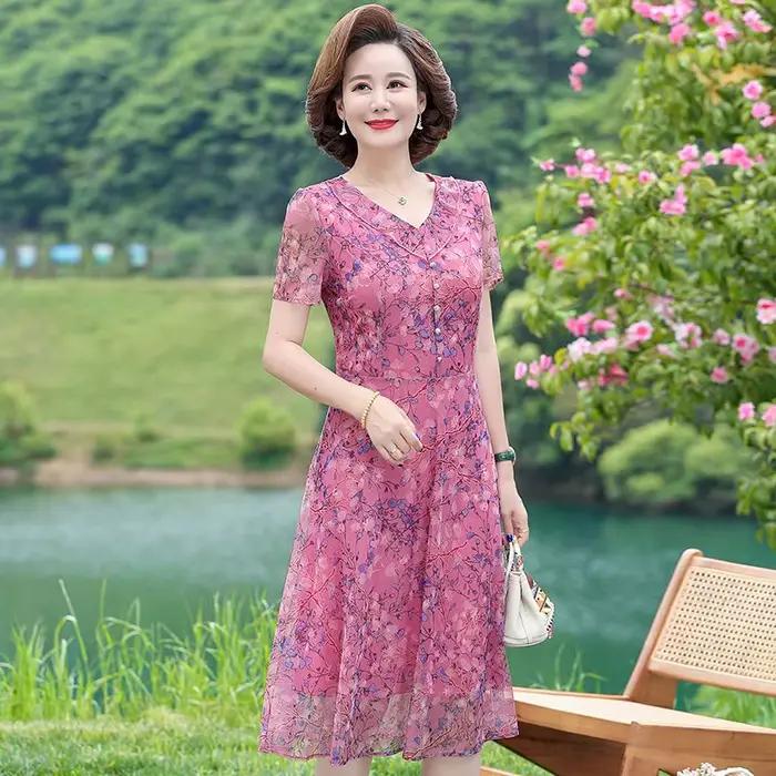 Robe longue longueur genou