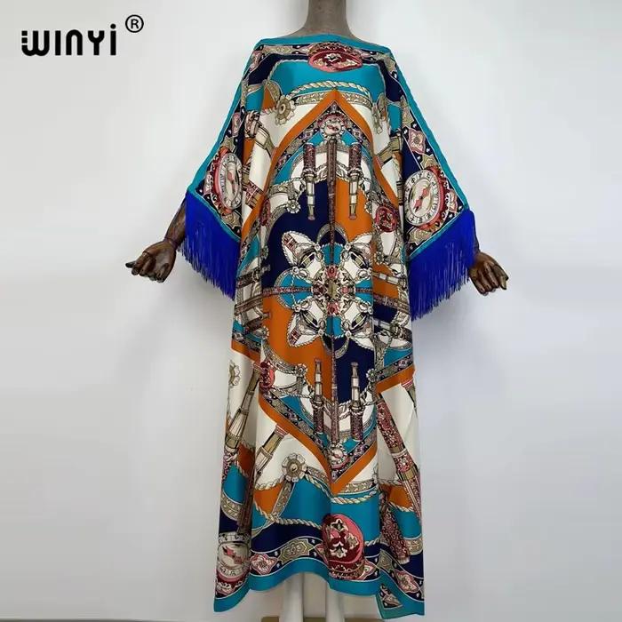 Robe Longue en Mousseline de Soie pour Femme