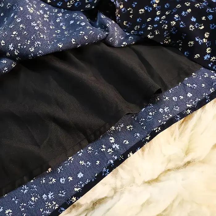 Jupe asymétrique à volants effet queue de poisson pour femme