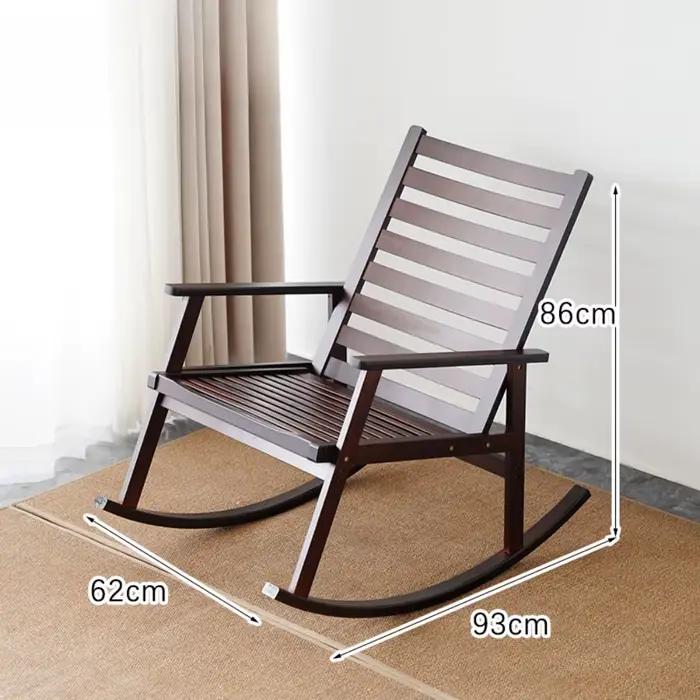 Fauteuil à bascule moderne et confortable, fauteuil inclinable élégant pour salon, mobilier de salon confortable, décoration intérieure, incontournable pour la relaxation