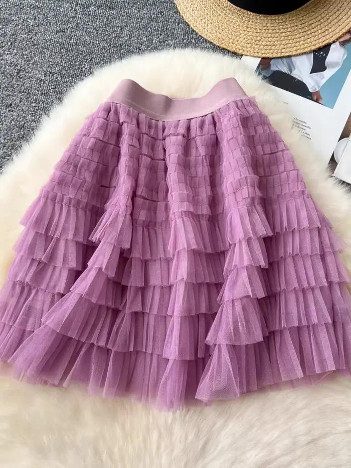 Jupes en Tulle superposées pour femmes