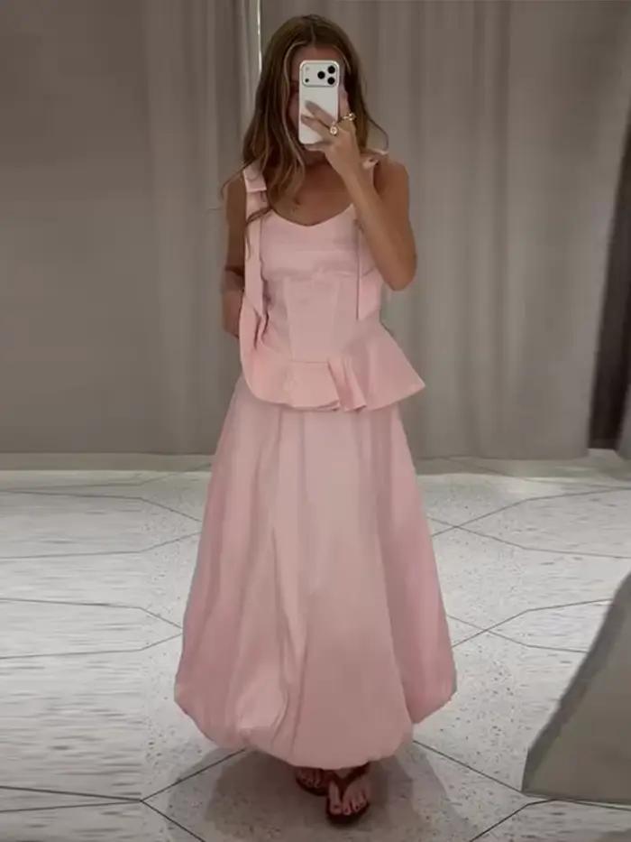 Nouvel ensemble jupe et haut élégant pour femme