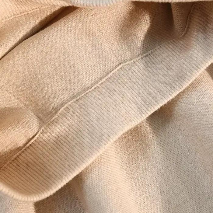 Mini jupe courte tricotée pour femme