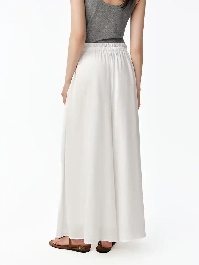 DUSHU – Jupe-culotte décontractée simple pour femme