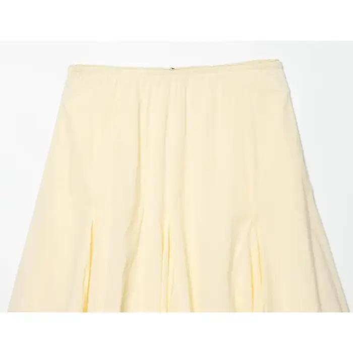 Jupe midi double couche pour femme