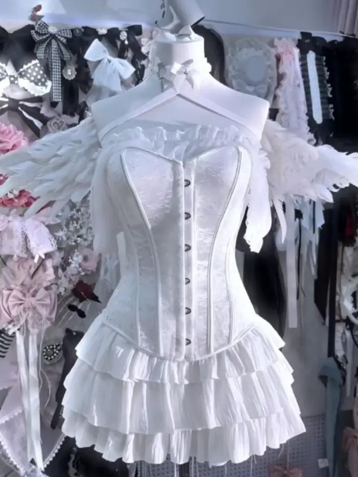 Ensembles de jupes de soirée vintage pour femmes, haut court Y2K, mini-jupe, tenues rétro deux pièces assorties, vêtements d'été pour tous les jours