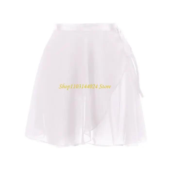 N5KE – jupe portefeuille Ballet en mousseline soie pour femmes