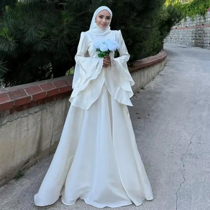 Robes de mariée musulmanes longues, robes de bal de gala personnalisées, robes de soirée 2026 pour femme, robes de cocktail