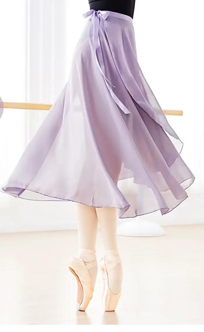Jupe de ballet enveloppante pour femme adulte
