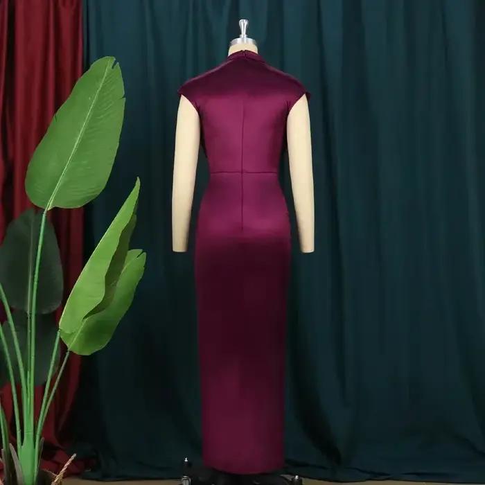 Robes bordeaux grande taille 4XL
