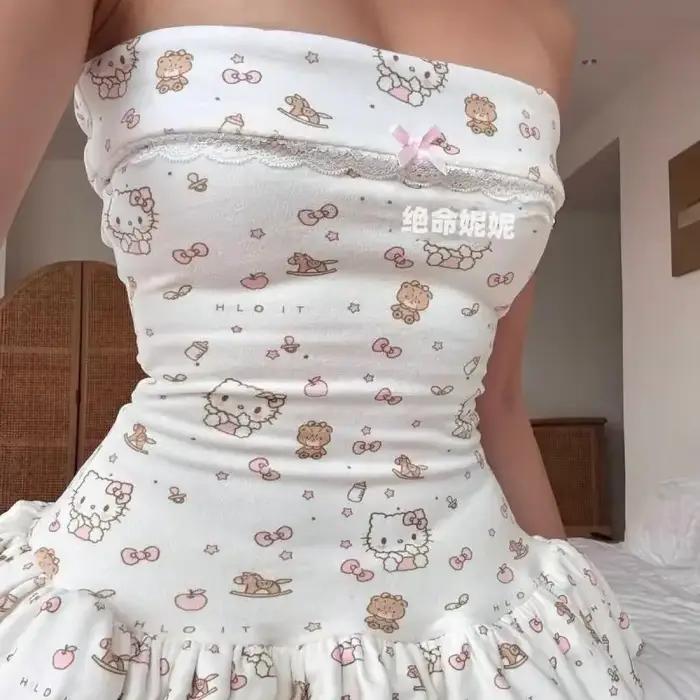Jupe japonaise Hello Kittys