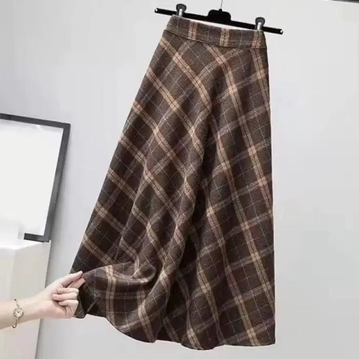 Jupe à carreaux pour femmes