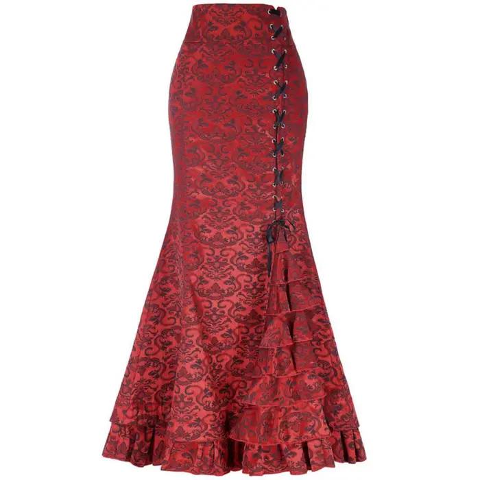 Jupes longues gothiques Vintage pour femmes