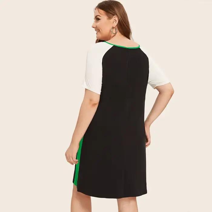 Robe d'été décontractée à manches courtes pour femmes