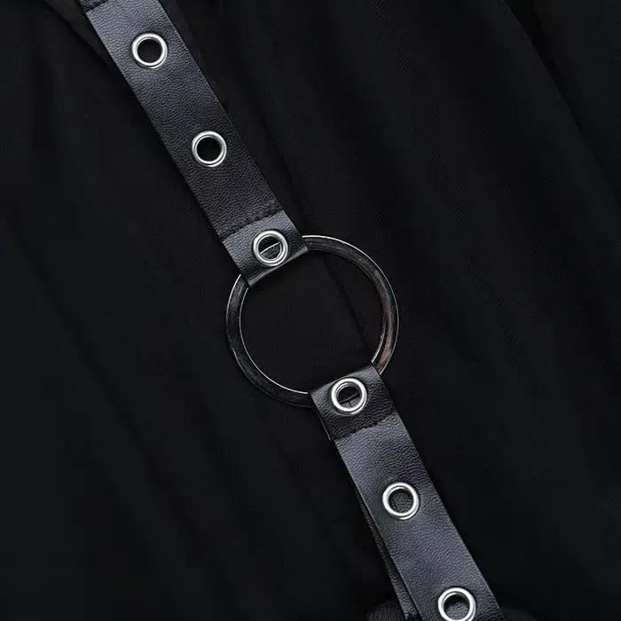 Jupe Maxi irrégulière Punk Grunge