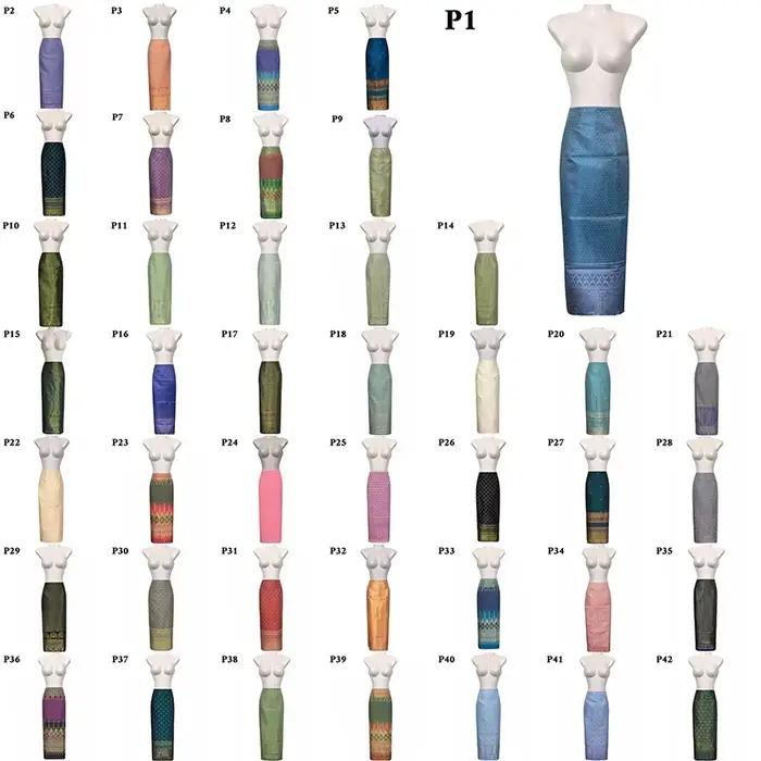 Sarong Dai-Jupe tube longue pour femme