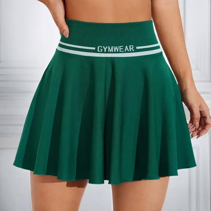 Jupe plissée taille haute