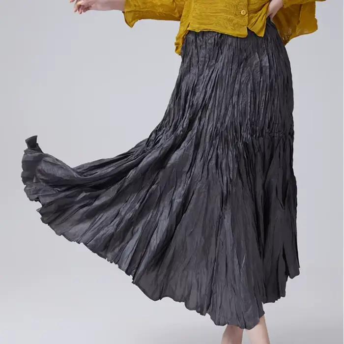 Jupe plissée Miyake haut de gamme à la mode pour femmes en été nouvelle