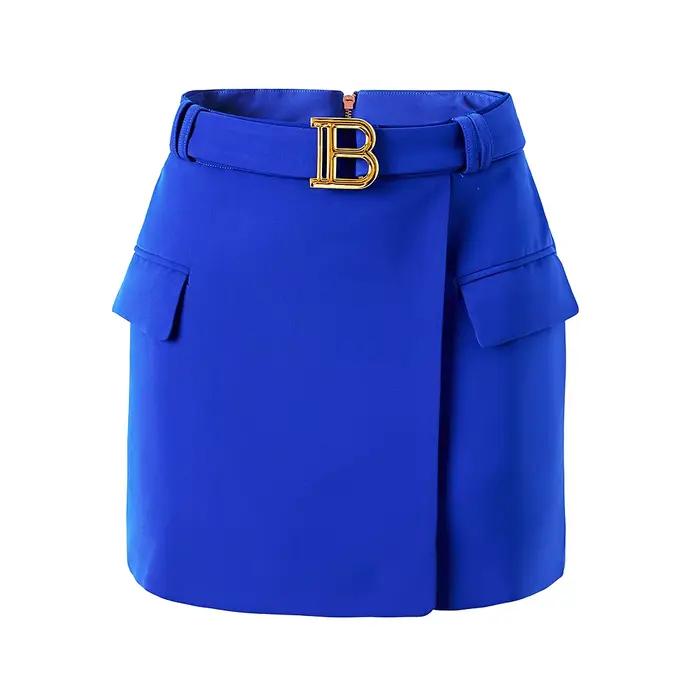 Saia-Jupe taille haute pour femmes