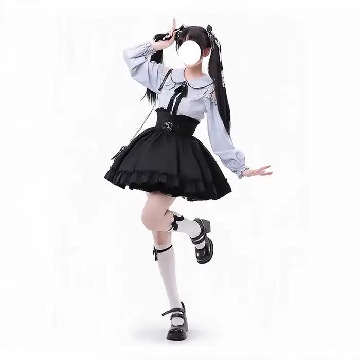 Jupe courte noire pour femme