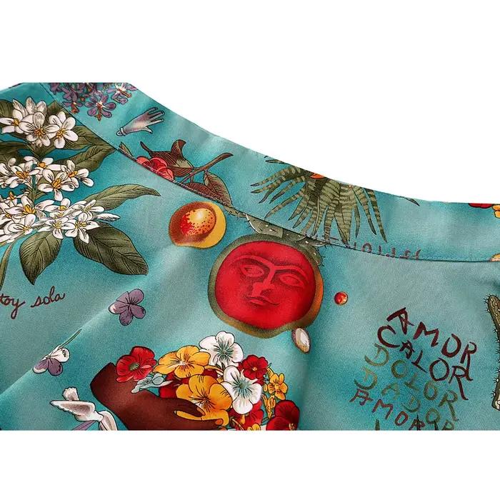 Jupe trapèze mi-longue en coton pour femme, APRIL MODA, style vintage, pin-up, rockabilly, patineuse, école, polyvalente, silhouette élégante ```