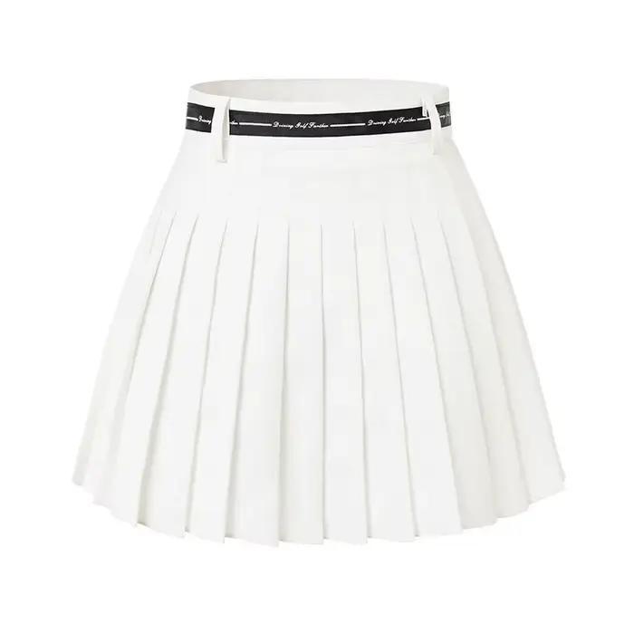 Jupes de Golf et de Tennis pour femmes, taille haute, Double couche plissée, sport, Fitness, course à pied, Yoga, entraînement athlétique doux