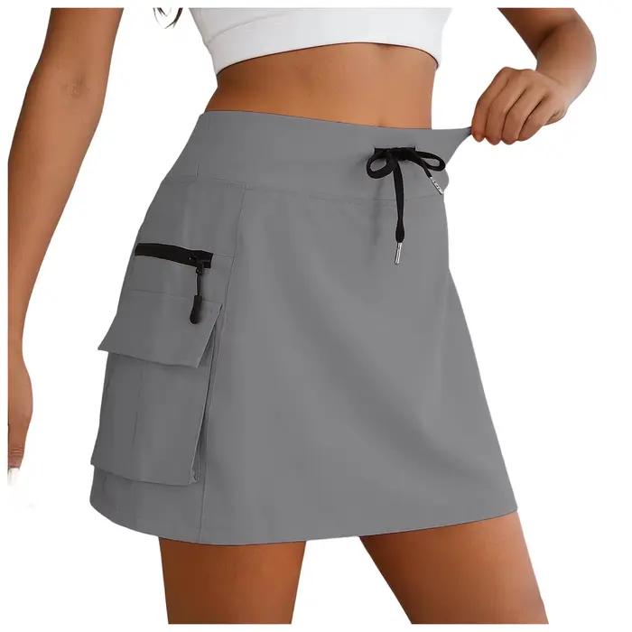 Jupe courte cargo pour femme