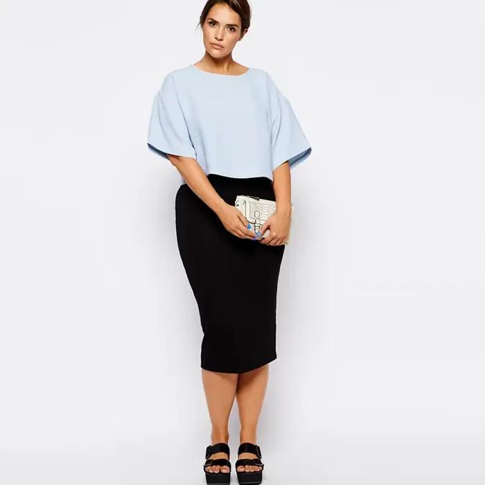 Jupe mi-longue élégante pour femme