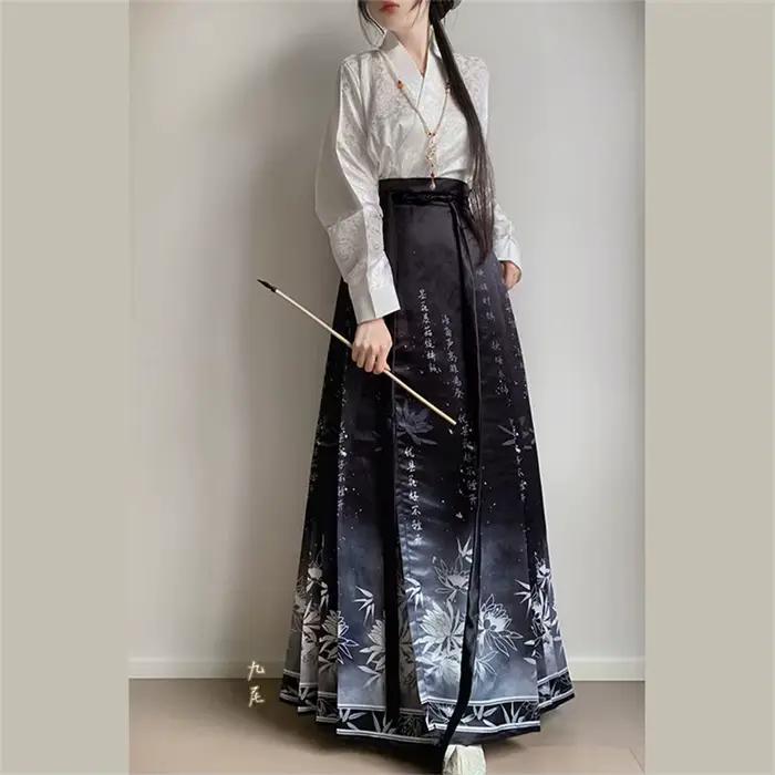 Jupe Hanfu de Style chinois