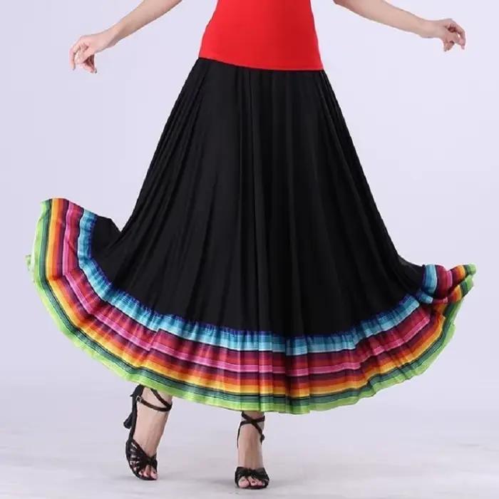 Jupe de danse longue 80 cm pour femme