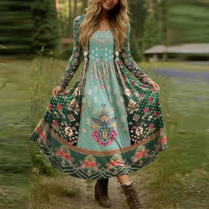 Robe longue style Boho