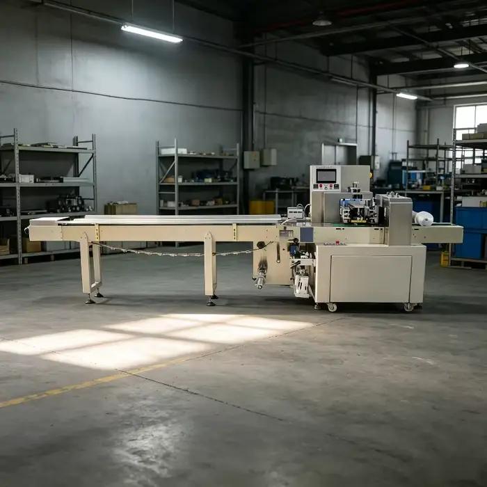 Machine d'emballage de légumes de qualité alimentaire, très demandée, pour poivrons longs, poivrons verts, poivrons en grappe, machine d'emballage en coussin, OME