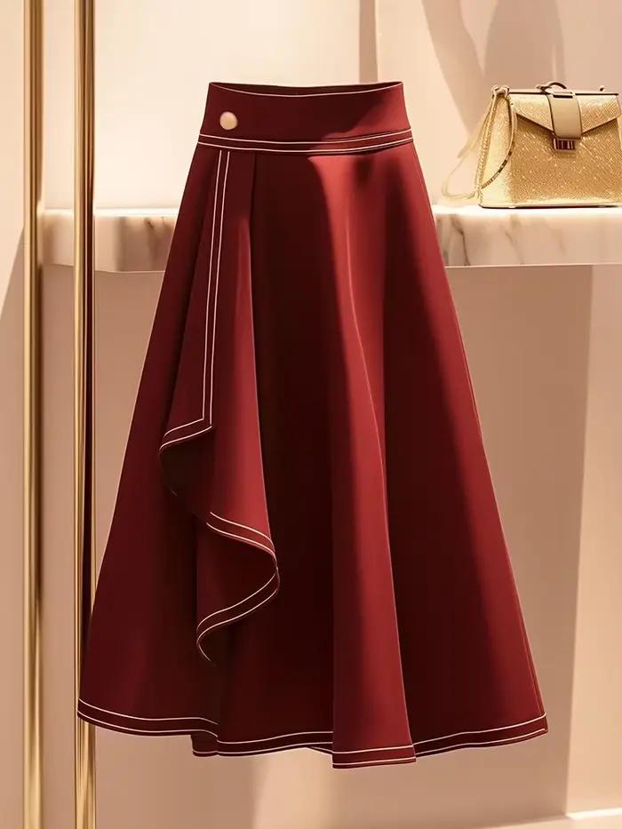 Pull tricoté rouge pour femmes
