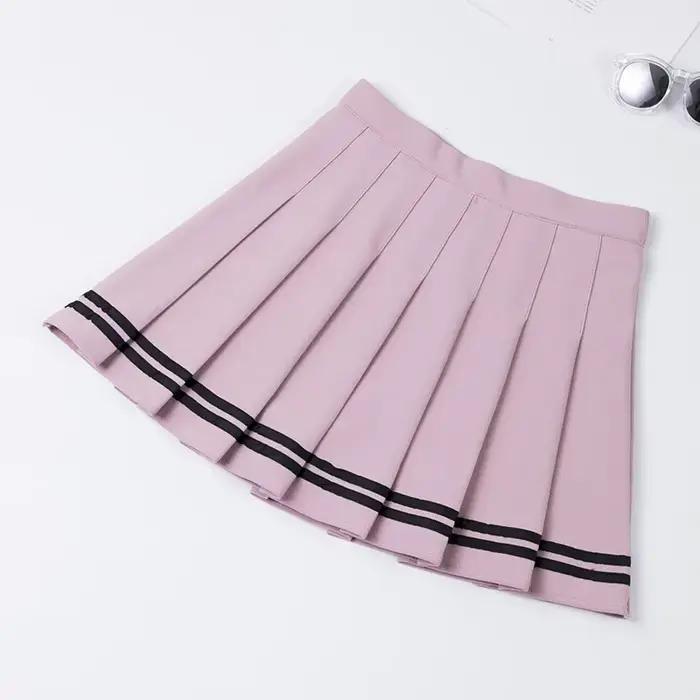 Mini jupe de tennis plissée pour femme