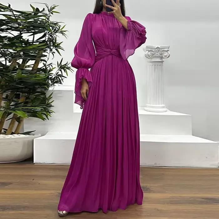 Robe de soirée en soie pour femmes