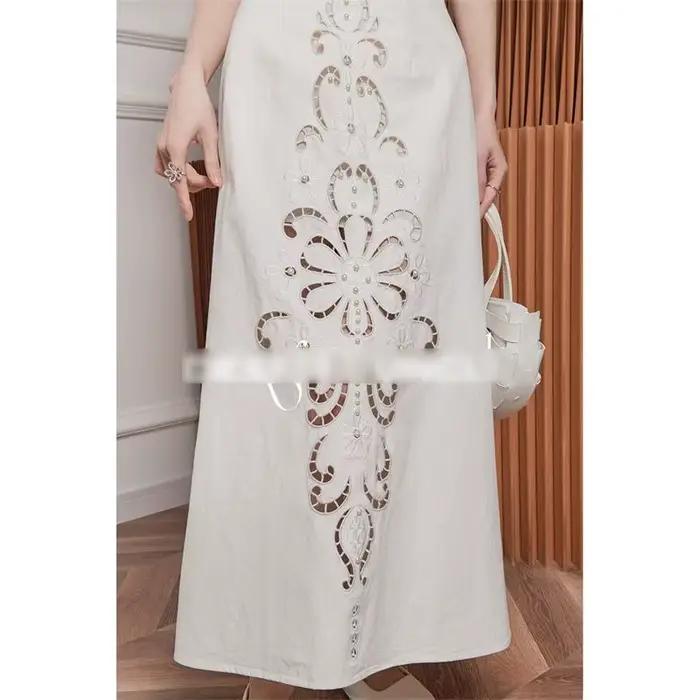 Nouvelle jupe longue d'été pour femme