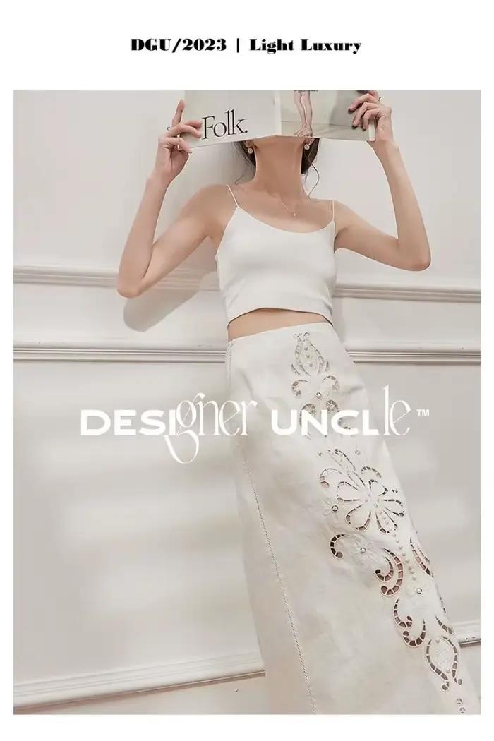 Nouvelle jupe longue d'été pour femme
