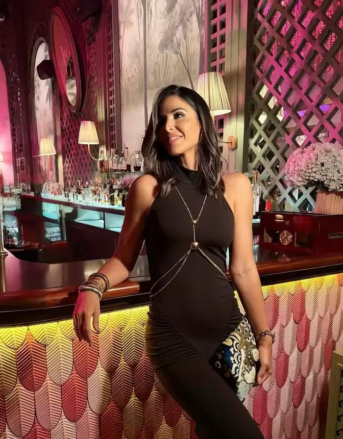 BSAY chaîne licou col robe femmes mode automne hiver nouveau sans manches élégant long gilet robes Chic femme soirée Mujer