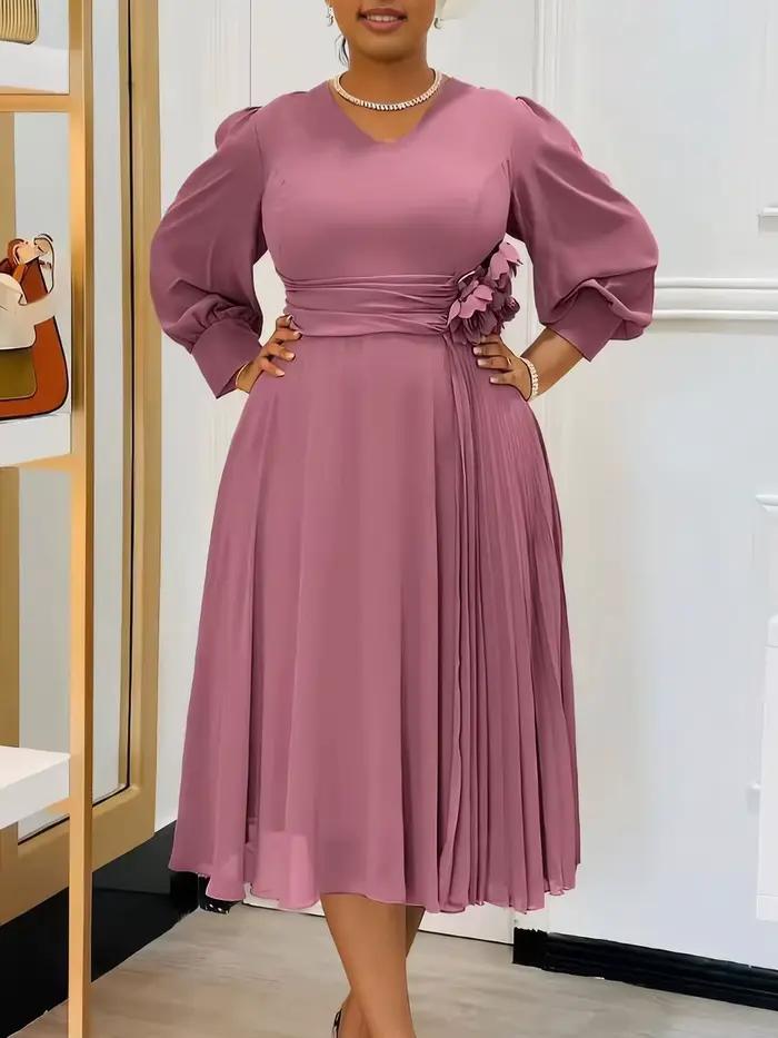 Jupe trapèze élégante de couleur unie, robe grande taille, mode printemps 2025, vêtement tendance pour femmes