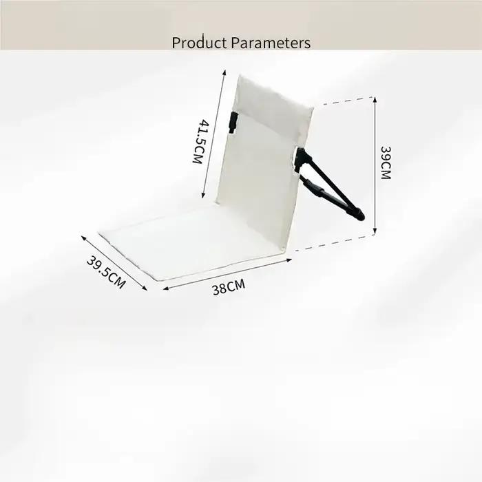 Chaise de Camping paresseuse pliable avec coussin de dossier, jardin extérieur, parc de plage, pique-nique, Patio, pelouse, meubles légers portables