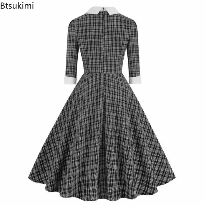 Robe de Style britannique rétro pour femmes