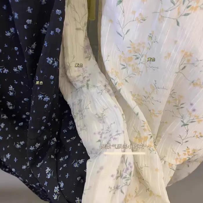 Jupe midi décontractée à imprimé floral avec taille élastique