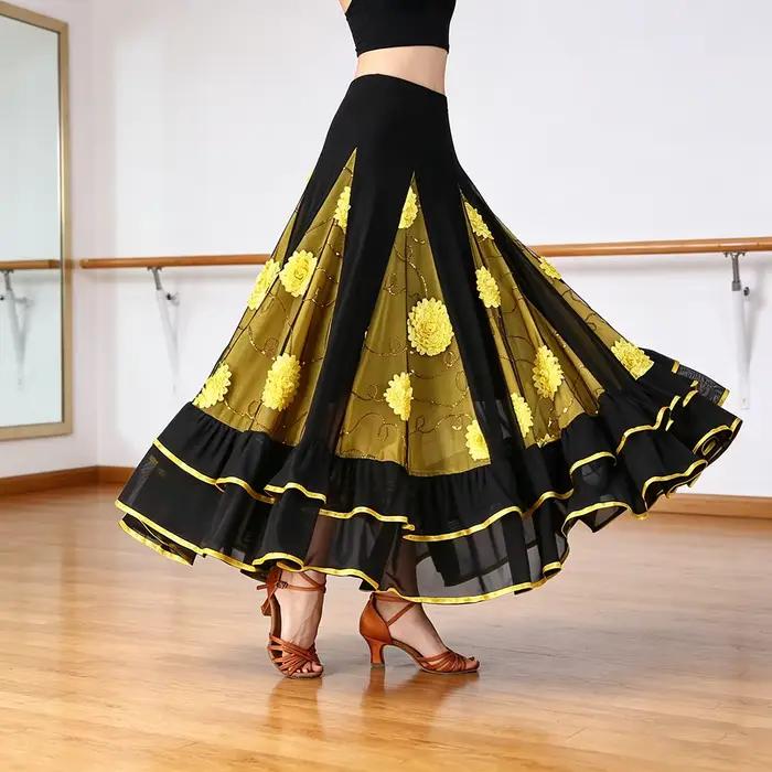 Jupe de danse flamenco élégante pour femme