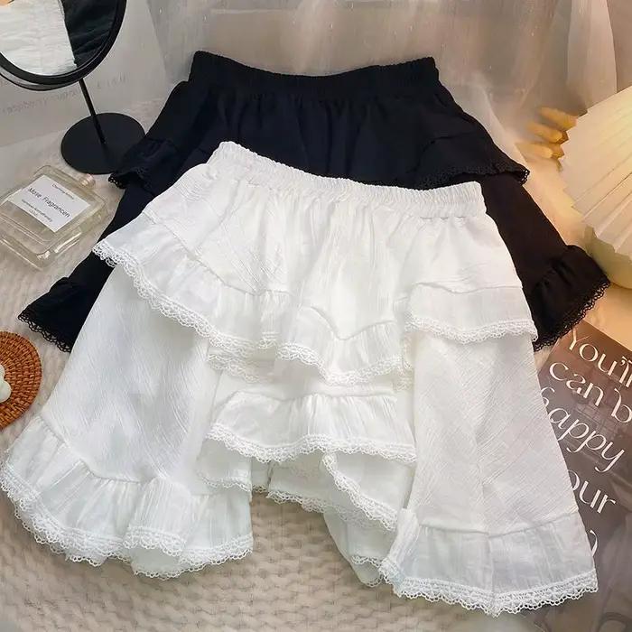 Mini jupe Kawaii à volants pour femmes