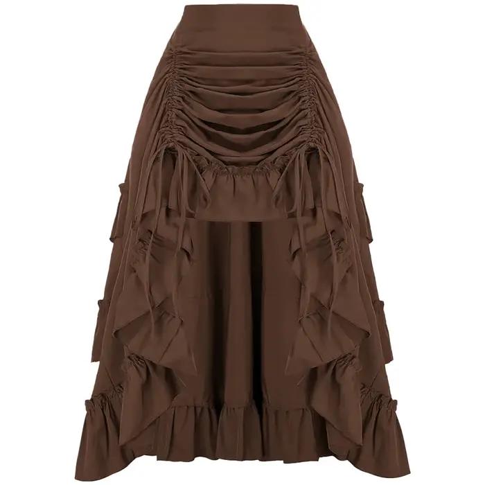 Jupe d'été gothique Steampunk pour femmes