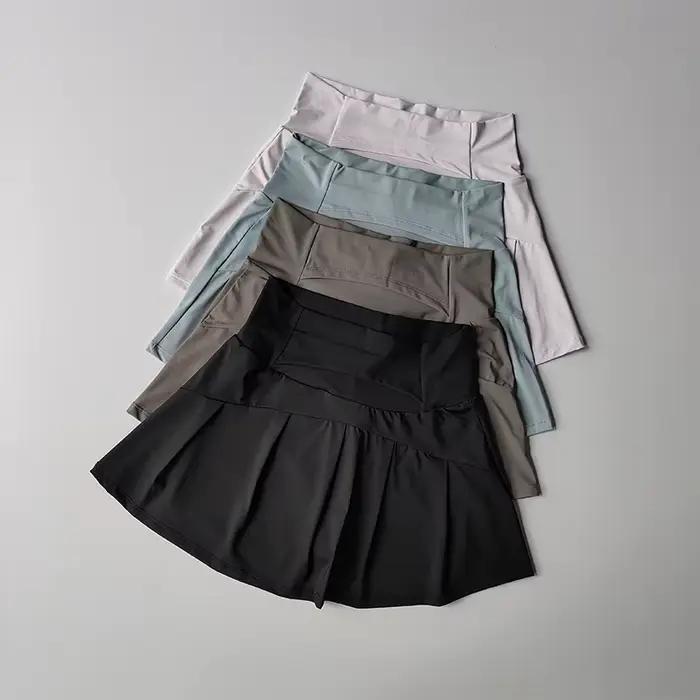 Jupe courte de Sport taille haute pour femmes