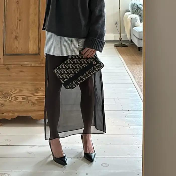 Jupes longues transparentes d'été pour femmes
